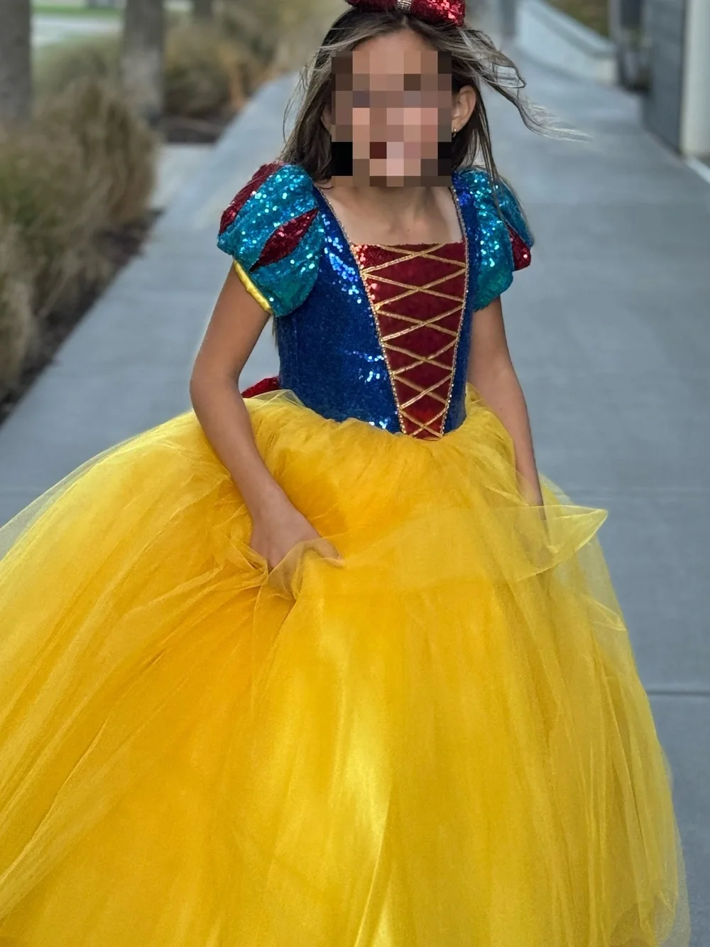 Girl’s Snow White Gown with Headband